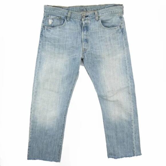 Levi's Original 501 Button Fly Straight Leg Jeans Size 38 - Picture 1 of 10